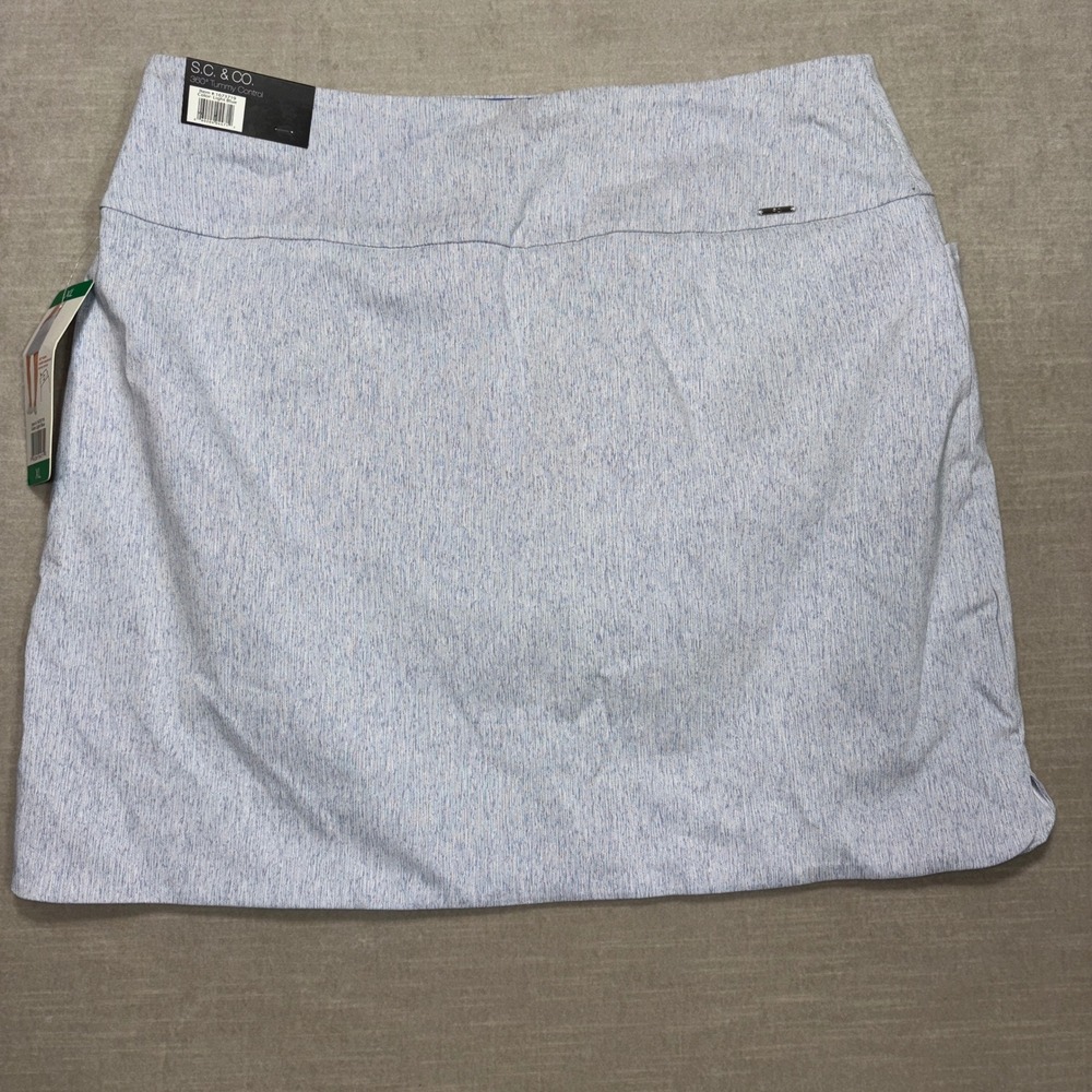 New‎ SC&CO Golf Athletic Skort Skirt XL Stretch Active 360 Tummy Control Blue - Picture 2 of 13